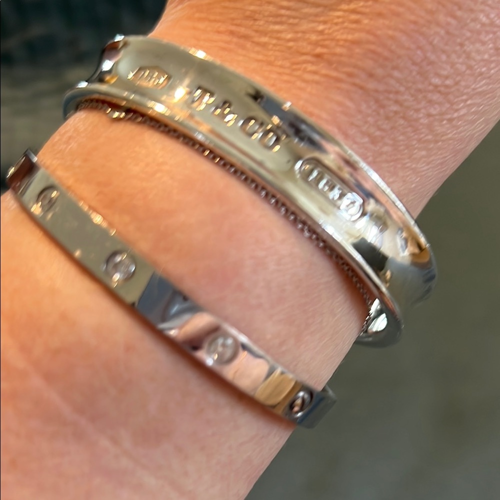 Tiffany 1837 collection large .925 solid sterling silver cuff